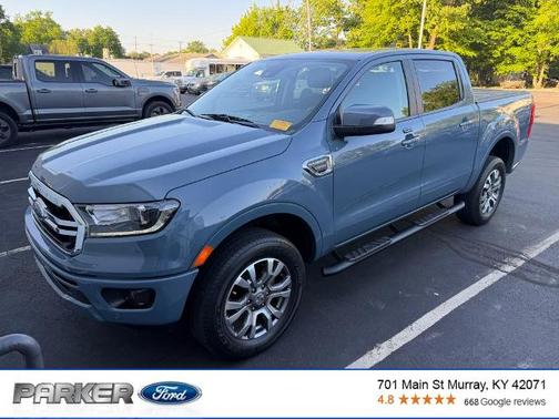 AZURE GRAY 2023 Ford Ranger LARIAT