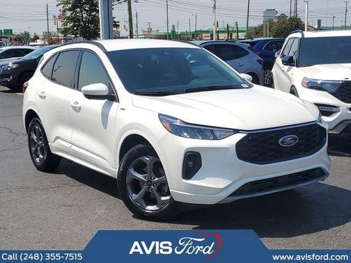 White Metallic 2023 Ford Escape ST-Line Select