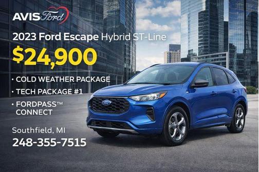 Blue Metallic 2023 Ford Escape ST-Line