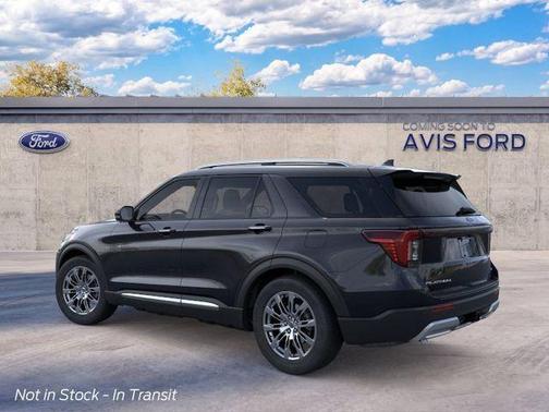 Agate Black Metallic 2026 Ford Explorer Platinum