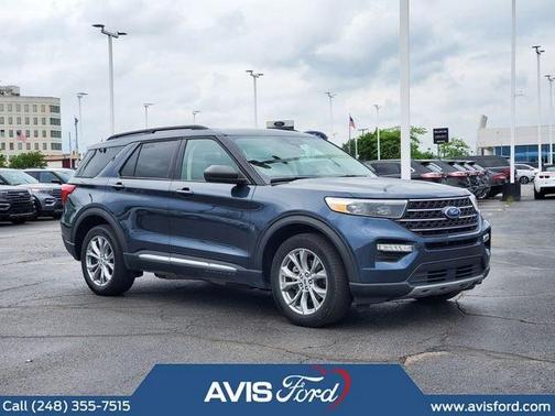 Blue Metallic 2023 Ford Explorer XLT