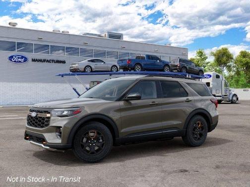 Maroon 2027 Ford Explorer Tremor