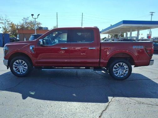Red Metallic 2024 Ford F-150 Lariat