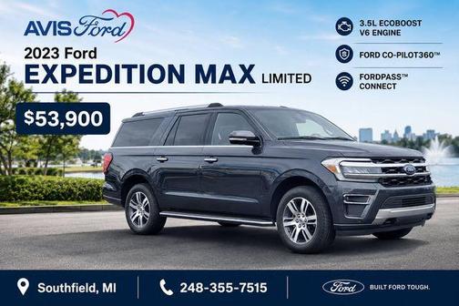 Dark Matter Metallic 2023 Ford Expedition Max Limited