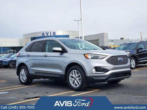 Iconic Silver Metallic 2024 Ford Edge SEL