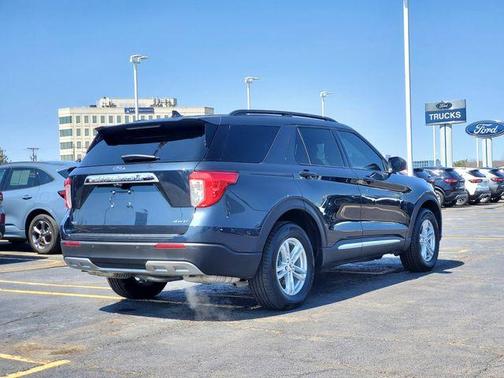 Blue Metallic 2024 Ford Explorer XLT