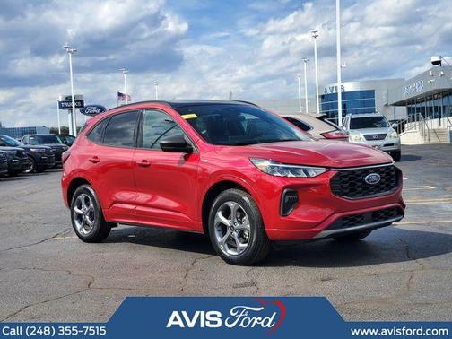 Red Metallic 2024 Ford Escape ST-Line