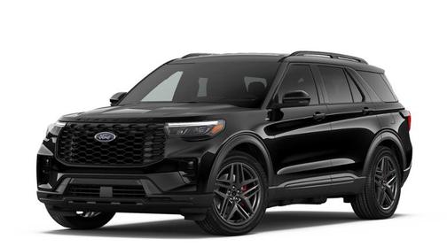 Agate Black Metallic 2026 Ford Explorer ST-Line
