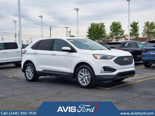 Oxford White 2024 Ford Edge SEL