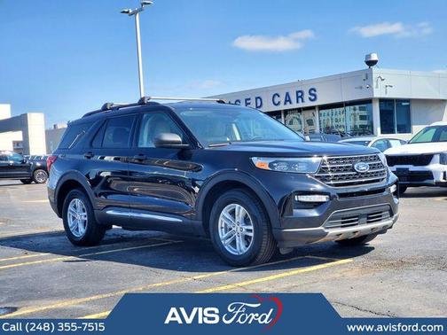 Black Metallic 2023 Ford Explorer XLT