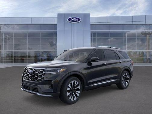 Black 2026 Ford Explorer Platinum