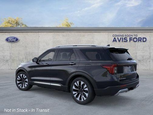 Agate Black Metallic 2026 Ford Explorer Platinum