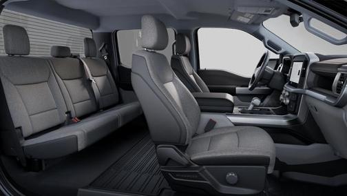 Agate Black Metallic 2025 Ford F-150 Lightning XLT