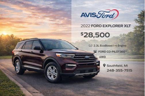 Jewel Red Metallic 2022 Ford Explorer XLT