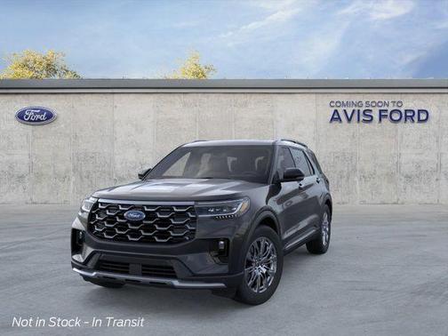 Agate Black Metallic 2026 Ford Explorer Platinum