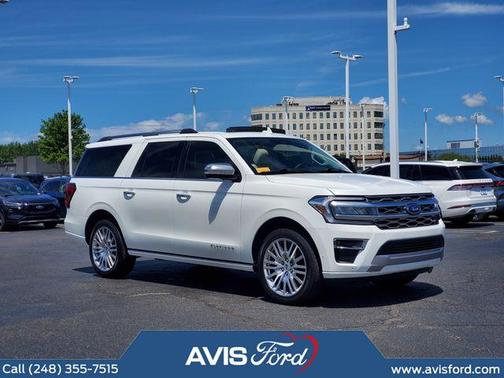 White Metallic 2024 Ford Expedition Max Platinum