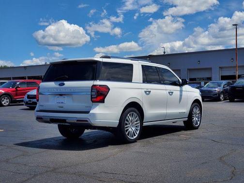 White Metallic 2024 Ford Expedition Max Platinum