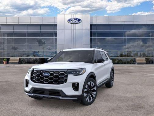 Estate Green / Warm Gray Metallic 2026 Ford Explorer Platinum
