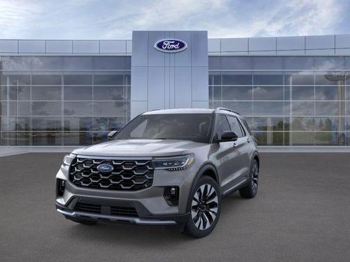 Gray 2026 Ford Explorer Platinum