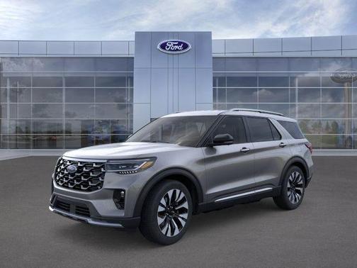 Gray 2026 Ford Explorer Platinum