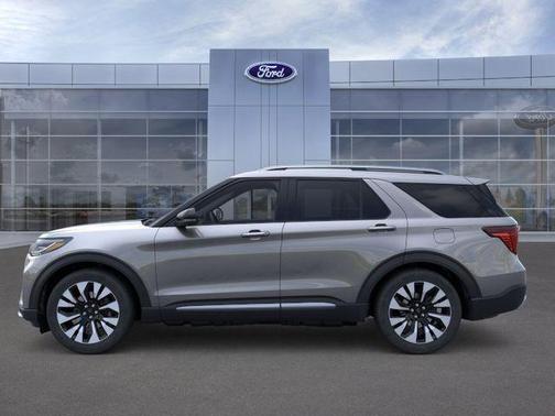 Gray 2026 Ford Explorer Platinum