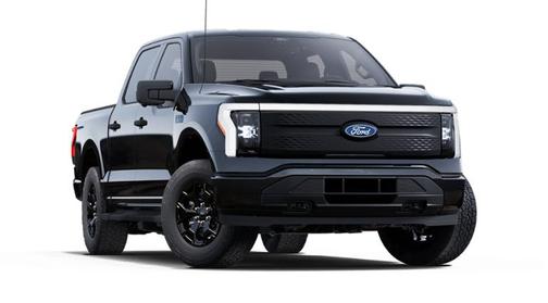 Agate Black Metallic 2025 Ford F-150 Lightning XLT