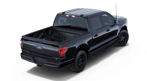 Agate Black Metallic 2025 Ford F-150 Lightning XLT
