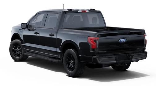Agate Black Metallic 2025 Ford F-150 Lightning XLT