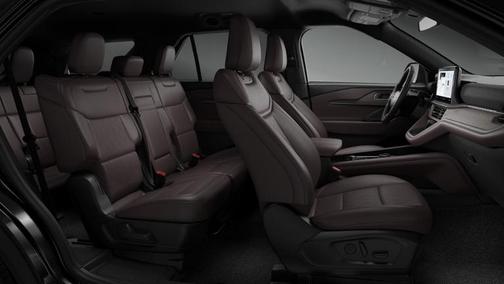 Agate Black Metallic 2026 Ford Explorer Platinum