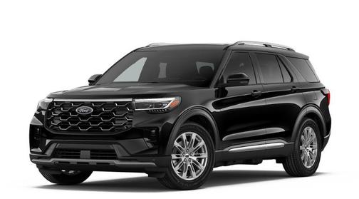 Agate Black Metallic 2026 Ford Explorer Platinum
