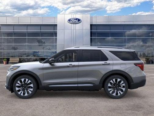 Gray Metallic 2026 Ford Explorer Platinum