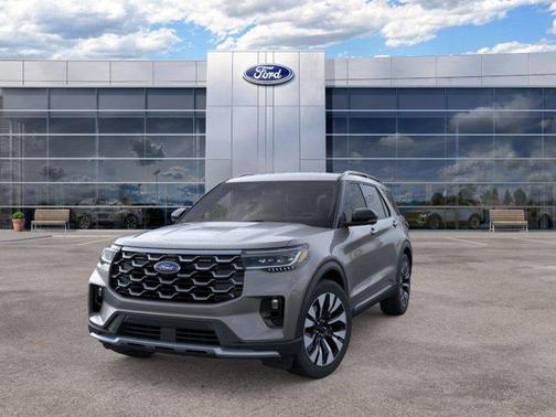 Gray Metallic 2026 Ford Explorer Platinum