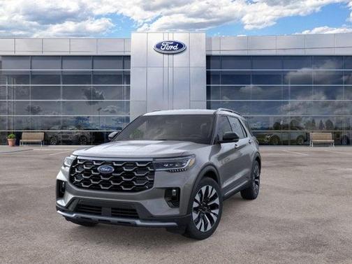 Gray Metallic 2026 Ford Explorer Platinum