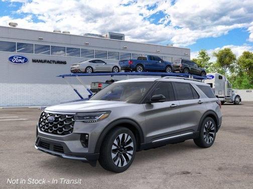 Gray Metallic 2026 Ford Explorer Platinum