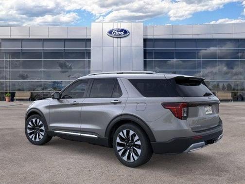 Gray Metallic 2026 Ford Explorer Platinum