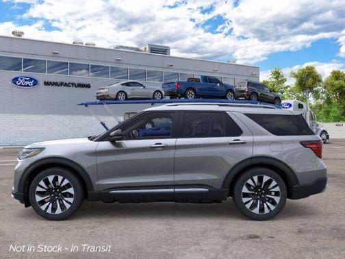 Gray Metallic 2026 Ford Explorer Platinum