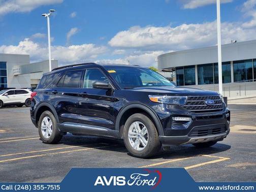 Black Metallic 2023 Ford Explorer XLT