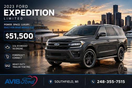 Dark Matter Metallic 2023 Ford Expedition Limited
