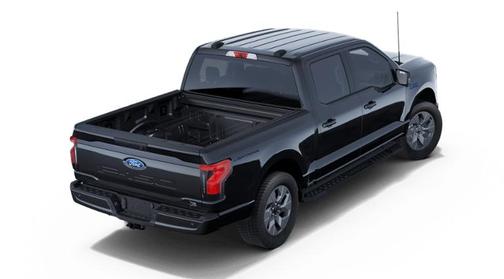 Agate Black Metallic 2025 Ford F-150 Lightning Flash