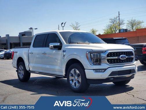 White Metallic 2022 Ford F-150 Platinum
