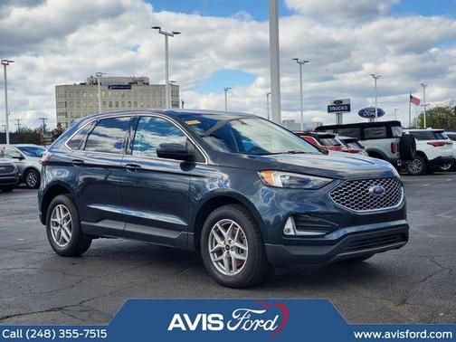 Blue Metallic 2024 Ford Edge SEL