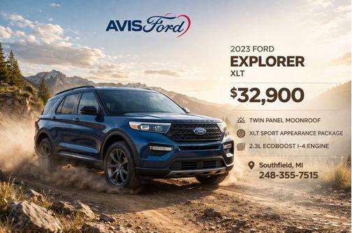 Stone Blue Metallic 2023 Ford Explorer XLT
