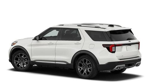 Estate Green / Warm Gray Metallic 2027 Ford Explorer Platinum