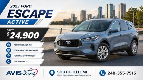 Vapor Blue 2023 Ford Escape Active