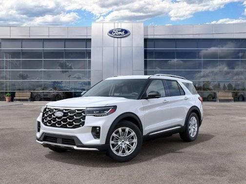 White Metallic 2027 Ford Explorer Platinum