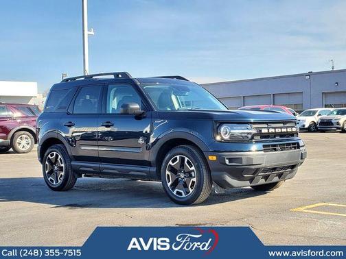 Alto Blue Metallic Tinted Clearcoat 2023 Ford Bronco Sport Outer Banks SUV