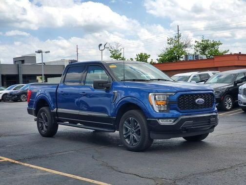 Blue 2023 Ford F-150 XLT