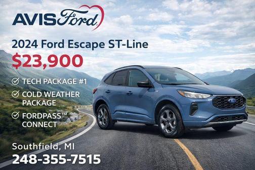 Vapor Blue 2024 Ford Escape ST-Line