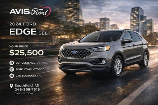 Gray Metallic 2024 Ford Edge SEL