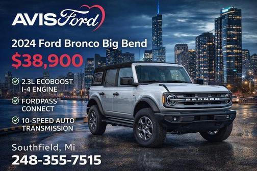 Silver Metallic 2024 Ford Bronco Big Bend